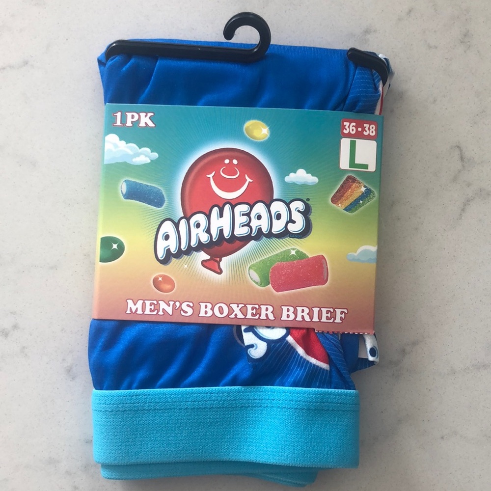 Men's Blue Boxer Brief Large